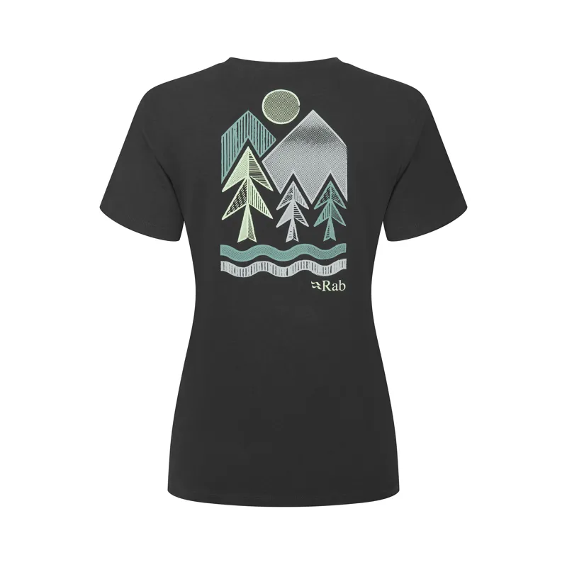 Rab Women's Tuku Vista Tee Beluga-2