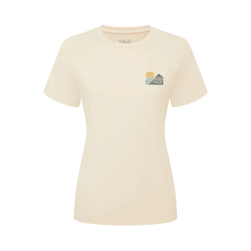Rab Women's Tuku Vista Tee Ecru-1