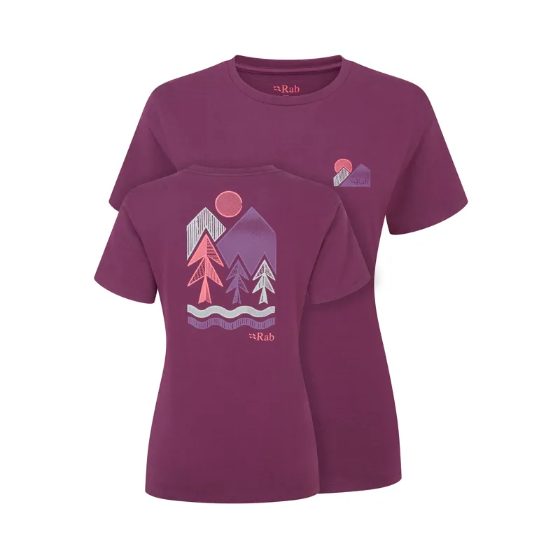 Rab Women's Tuku Vista Tee Mulberry