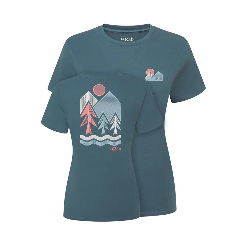 Rab Women's Tuku Vista Tee Orion Blue
