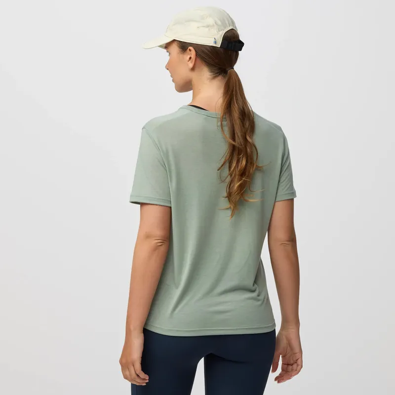 Fjallraven Women's High Coast Short Sleeve T-Shirt Eggshell-4