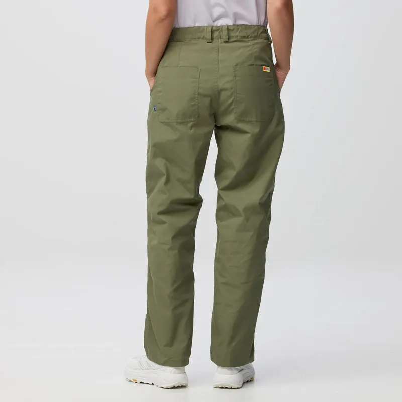 Fjallraven Women's Vardag Relaxed Trousers Black-4