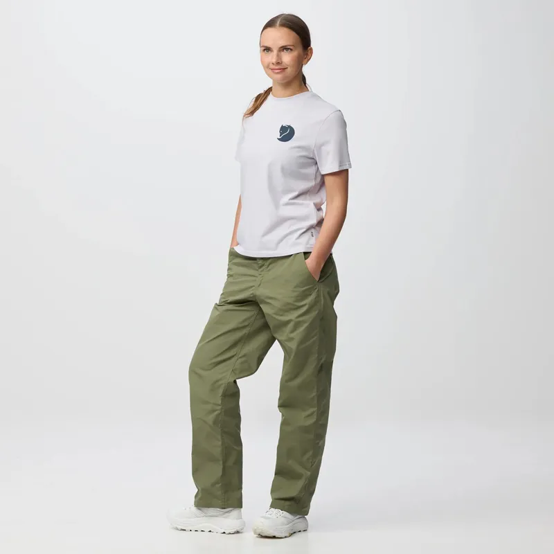 Fjallraven Women's Vardag Relaxed Trousers Green-7