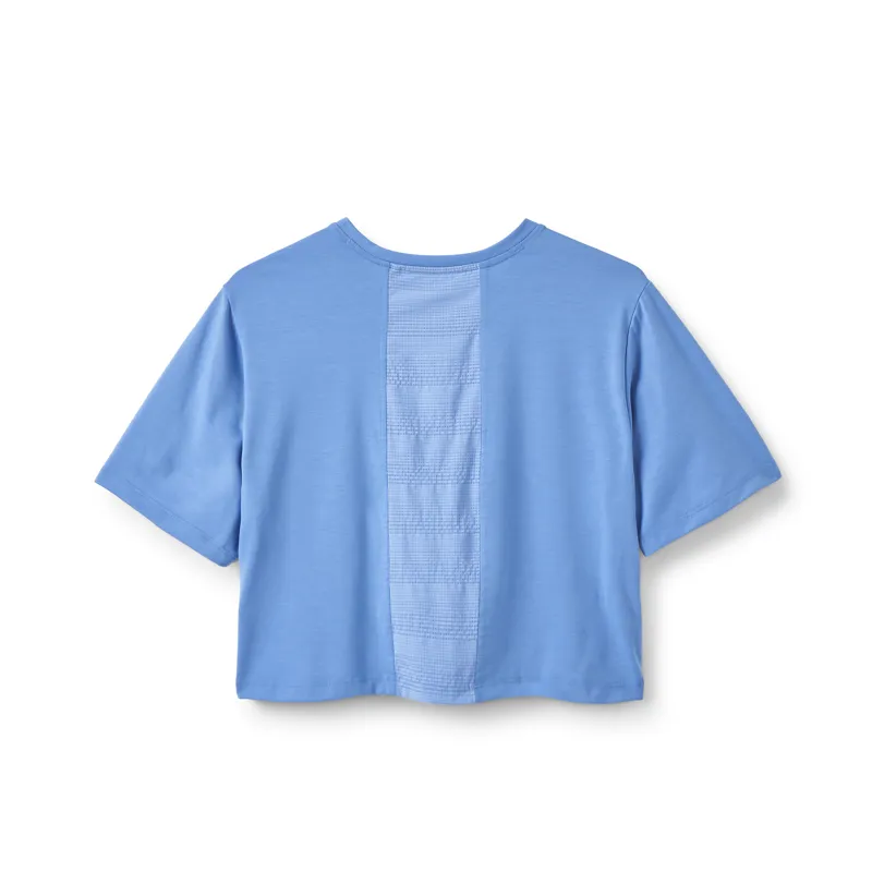 Rab Women's Rivelin Crop Tee Bluebird-1