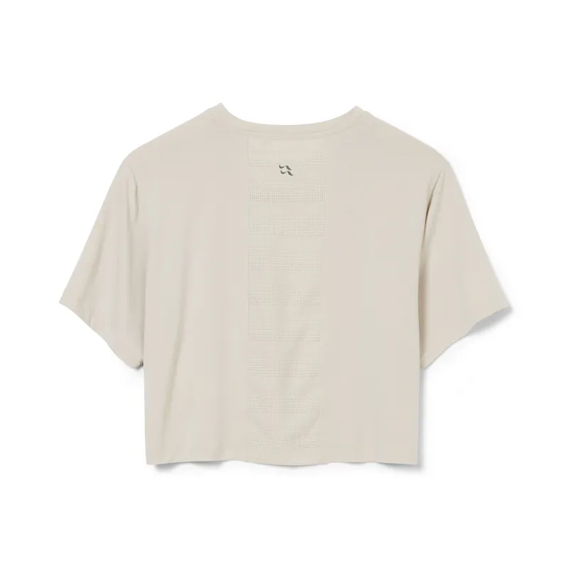 Rab Women's Rivelin Crop Tee Pebble-1