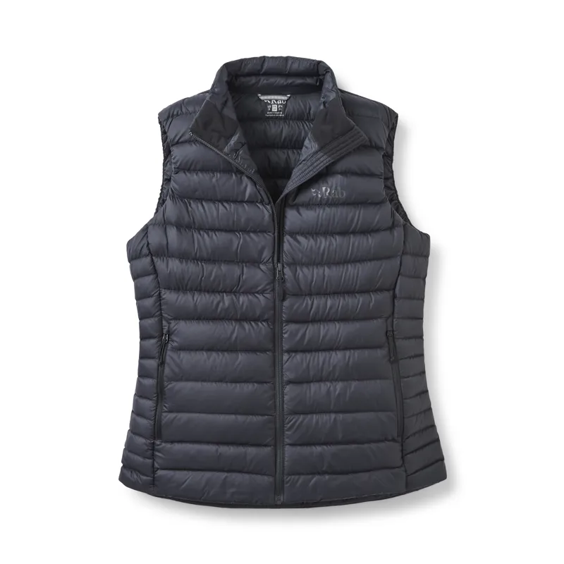 Rab Women's Microlight Vest Insulated Down Gilet Black