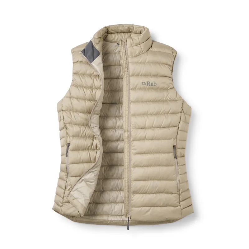Rab Women's Microlight Vest Insulated Down Gilet Dark Pebble-2