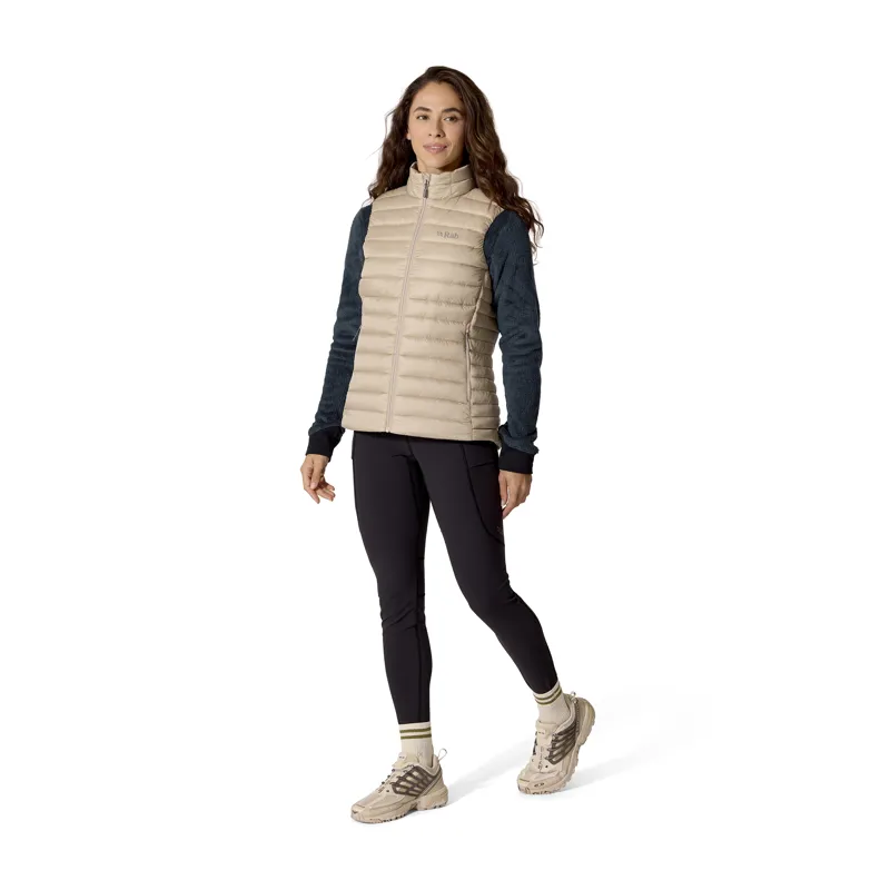 Rab Women's Microlight Vest Insulated Down Gilet Dark Pebble-5
