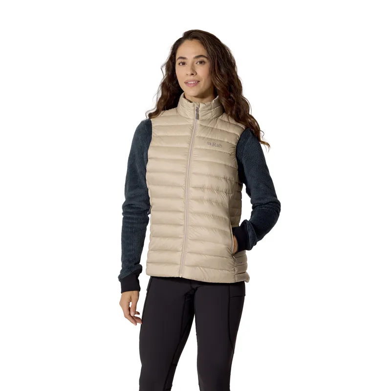 Rab Women's Microlight Vest Insulated Down Gilet Dark Pebble-3