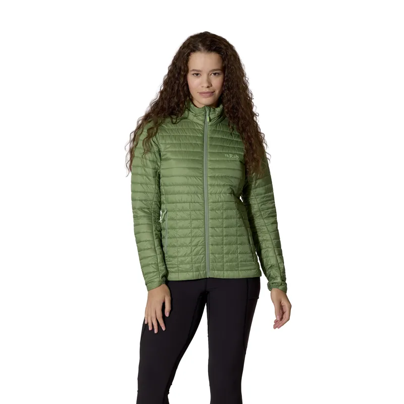 Rab Women's Microlighter Jacket Dark Fig Green-2