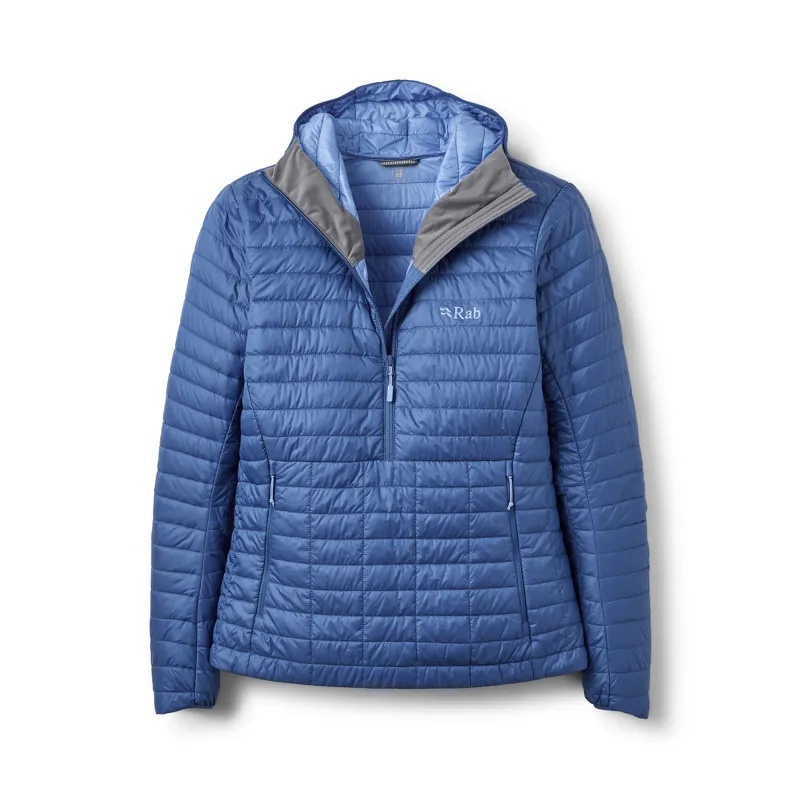 Rab Women's Microlighter Pullover Hoody Dark Bluebird