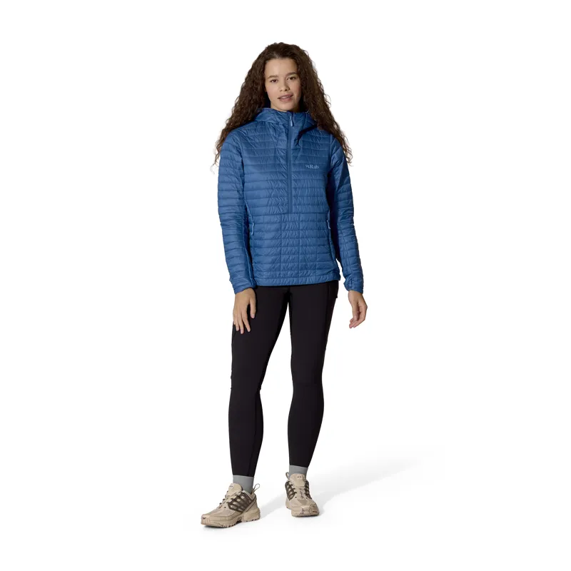 Rab Women's Microlighter Pullover Hoody Dark Bluebird-5
