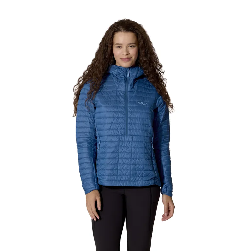 Rab Women's Microlighter Pullover Hoody Dark Bluebird-3
