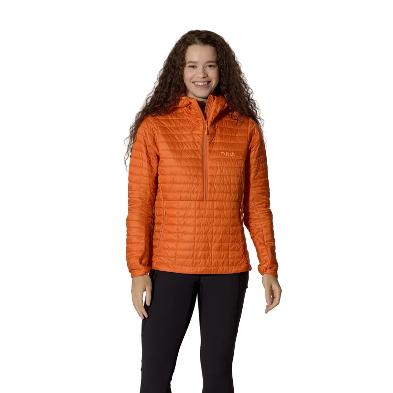 Rab Women's Microlighter Pullover Hoody Dark Melba-2