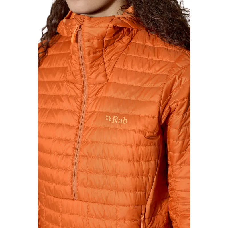 Rab Women's Microlighter Pullover Hoody Dark Melba-7