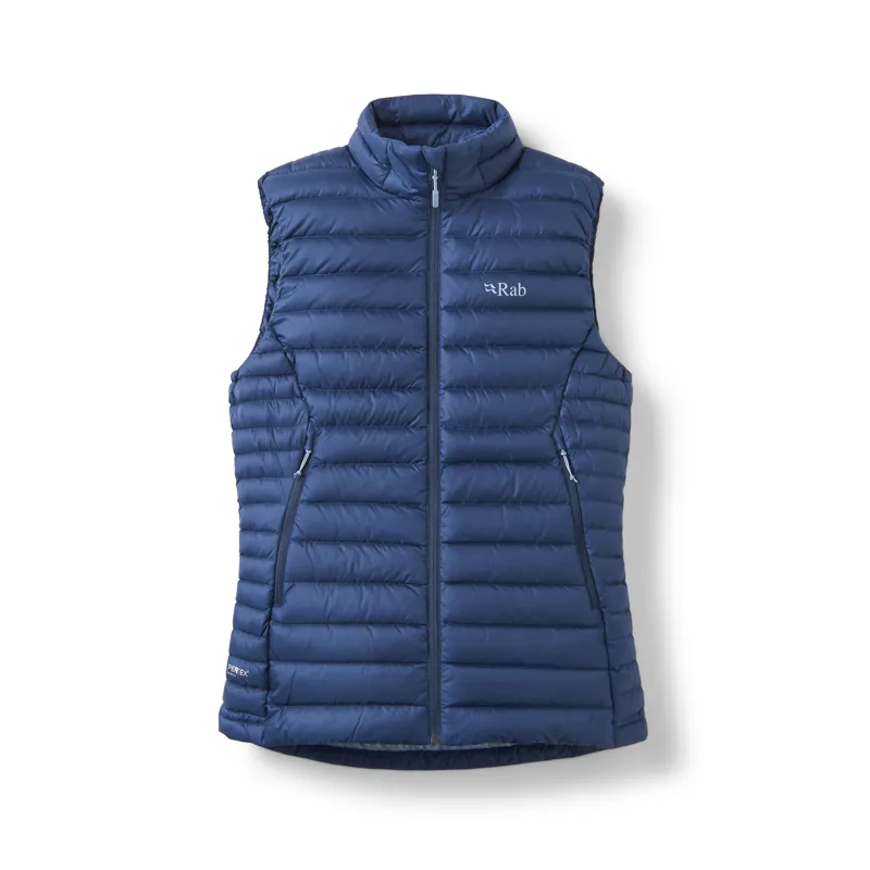 Rab Womens Microlight Vest Tempest Blue
