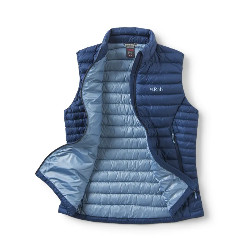 Rab Womens Microlight Vest Tempest Blue-2