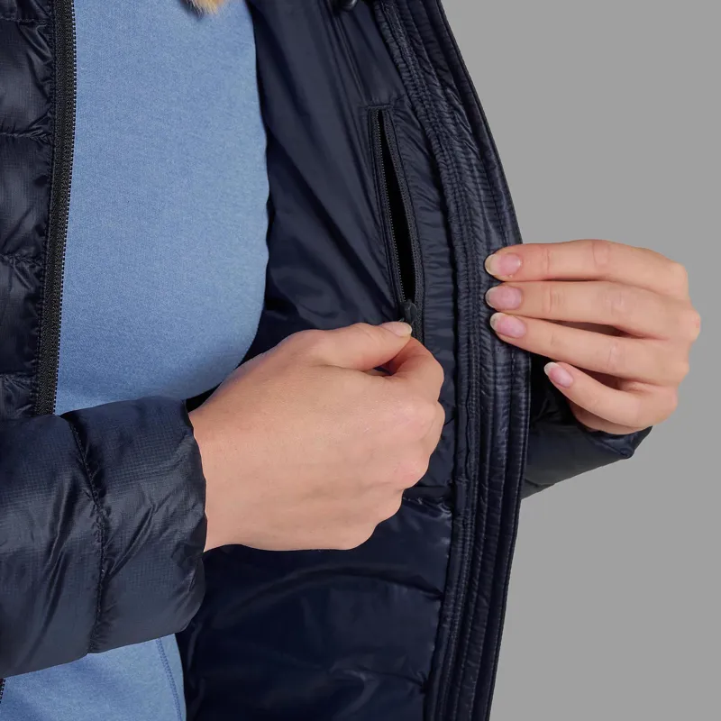 Montane Women's Anti Freeze Hoodie Eclipse Blue-4