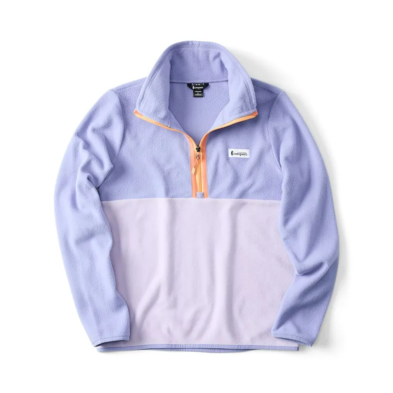 Cotopaxi Women's Amado Fleece Pullover Aster and Moonbeam