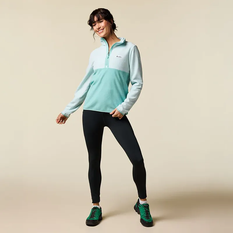 Cotopaxi Women's Amado Fleece Pullover Surf and Tide Pool-1