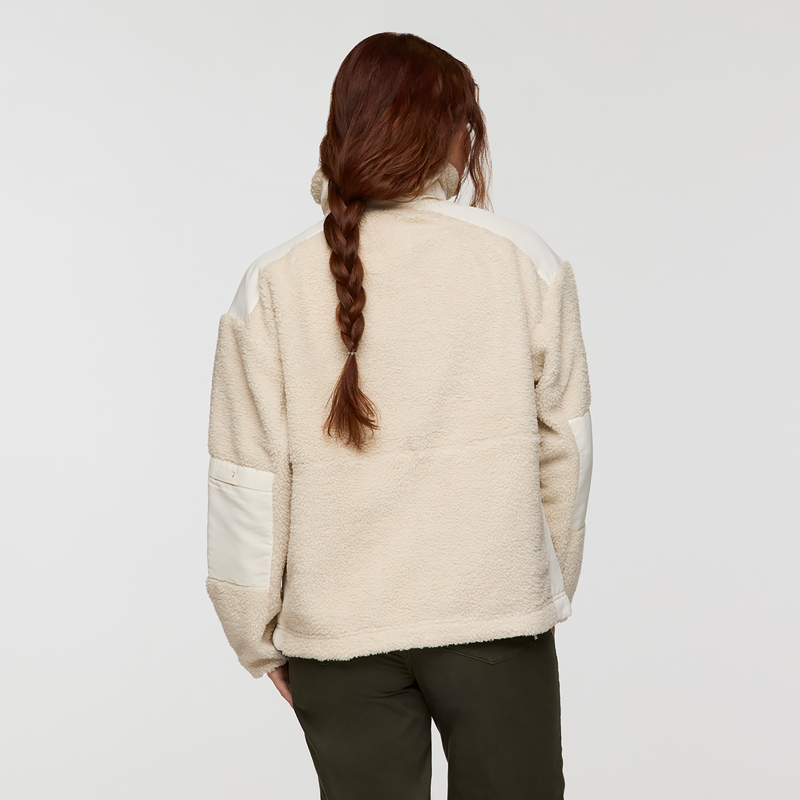 Cotopaxi Women's Bacano Fleece Pullover Cream Bone-3
