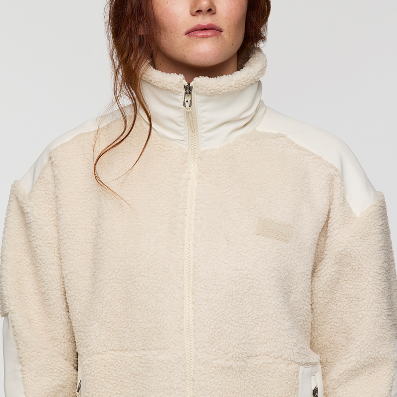 Cotopaxi Women's Bacano Fleece Pullover Cream Bone-2