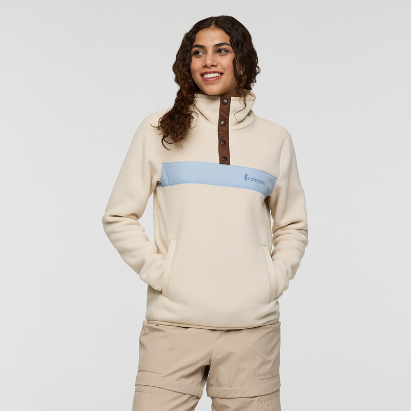 Cotopaxi Women's Teca Fleece Pullover Cloud-2