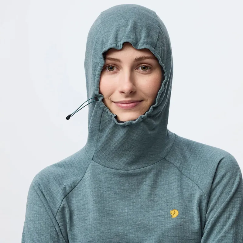 Fjallraven Women's Bergtagen Midlayer Hoodie Black-5