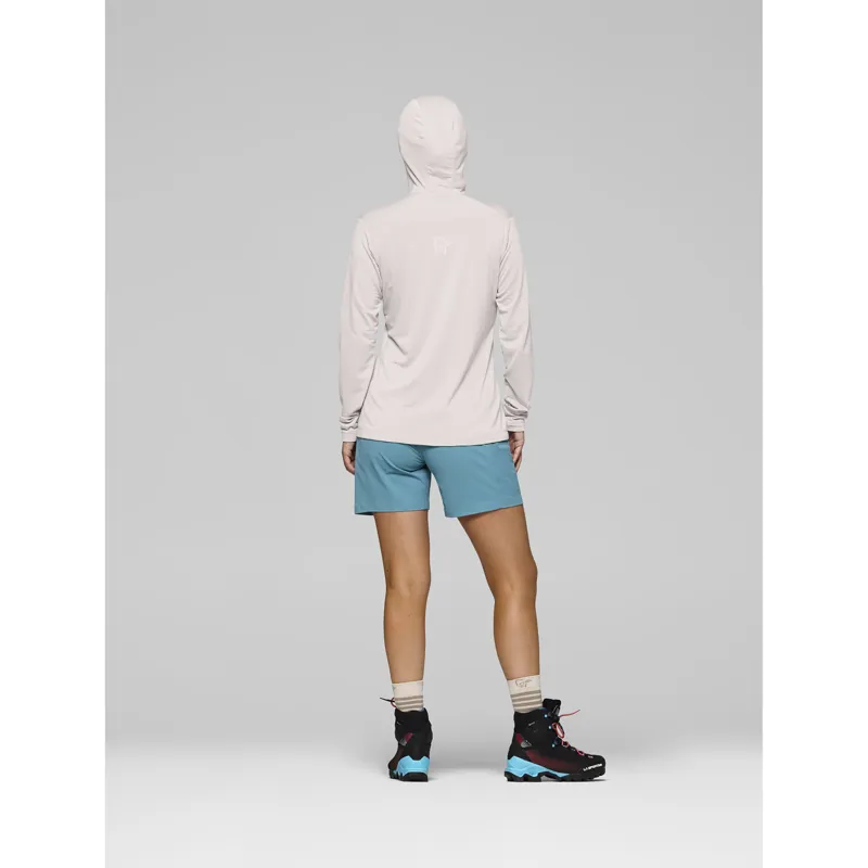 Norrona Women's Falketind Warm1 Hooded Fleece Oatmeal-3