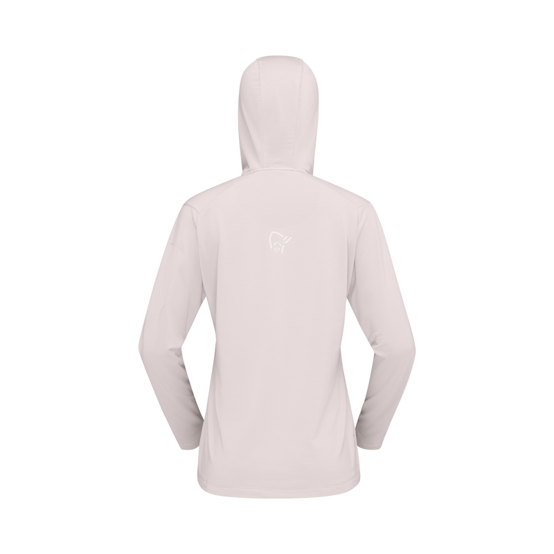Norrona Women's Falketind Warm1 Hooded Fleece Oatmeal-1