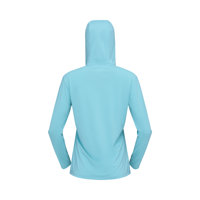 Norrona Women's Femund Tech Hood Aqua Haze-2