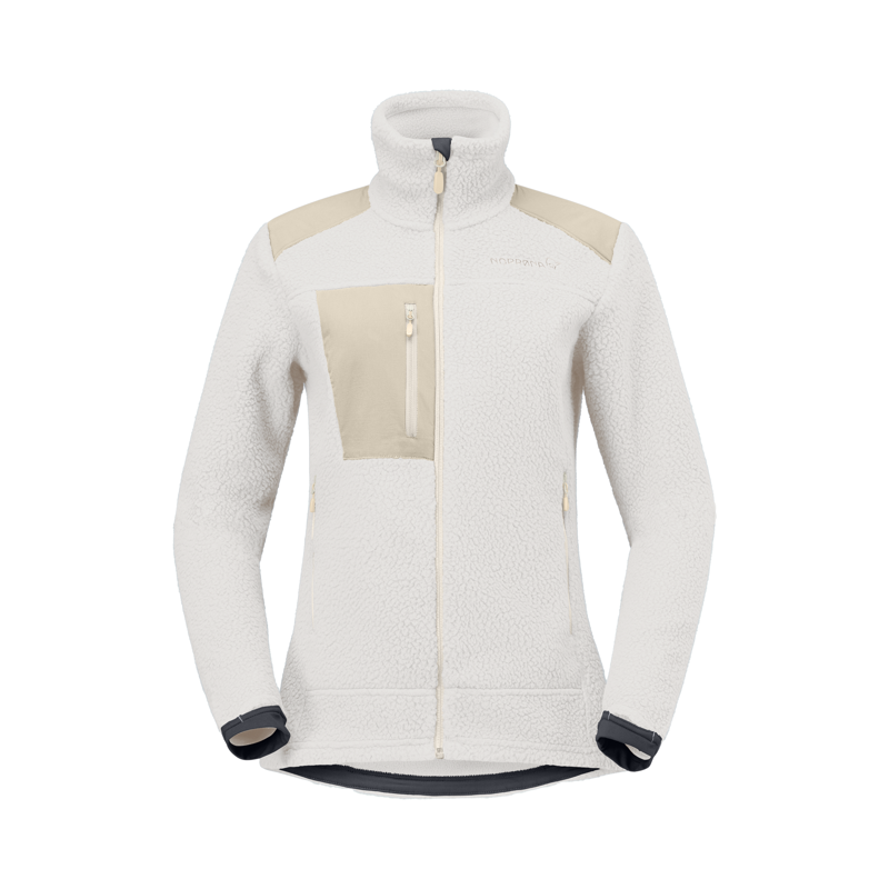 Norrona Womens' Trollveggen Warm3 Jacket Whisper White Oatmeal