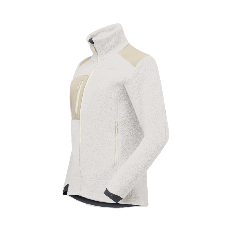 Norrona Womens' Trollveggen Warm3 Jacket Whisper White Oatmeal-1