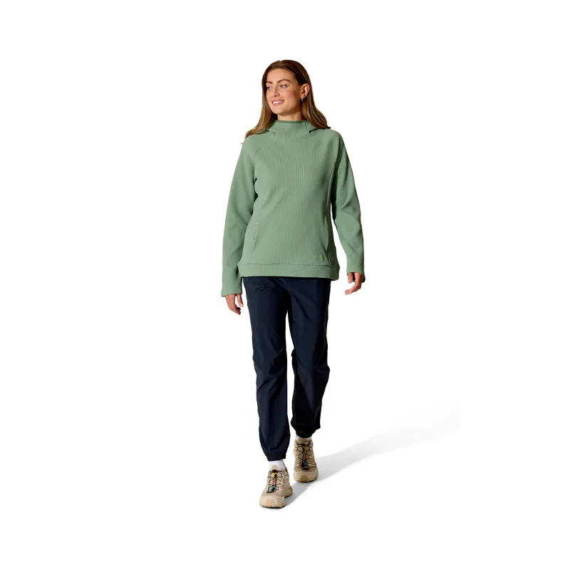 Rab Women's Hepton Pullover Hoody Dark Fig Green-3