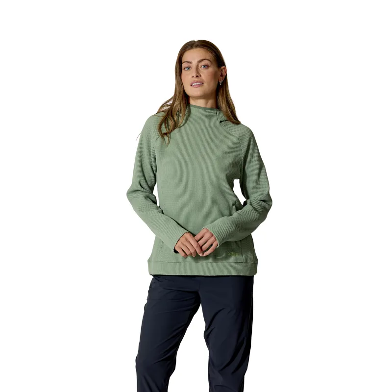 Rab Women's Hepton Pullover Hoody Dark Fig Green-2