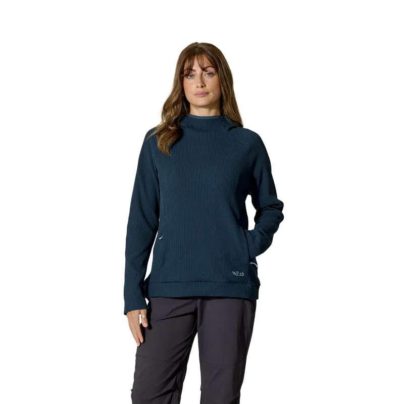 Rab Women's Hepton Pullover Hoody Tempest Blue-2