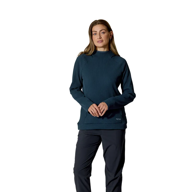 Rab Women's Hepton Pullover Hoody Tempest Blue-8