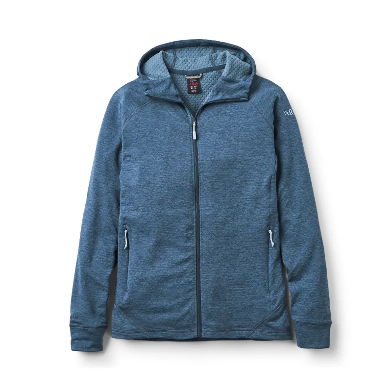 Rab Womens Nexus Hoodie Tempest Blue