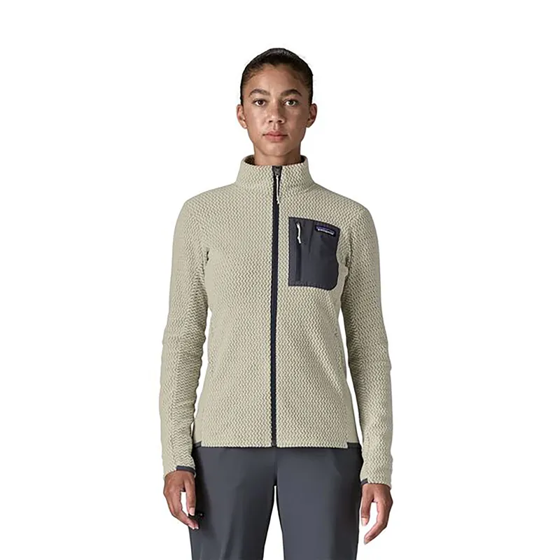 Patagonia Womens R1 Air Jacket Wool White-1
