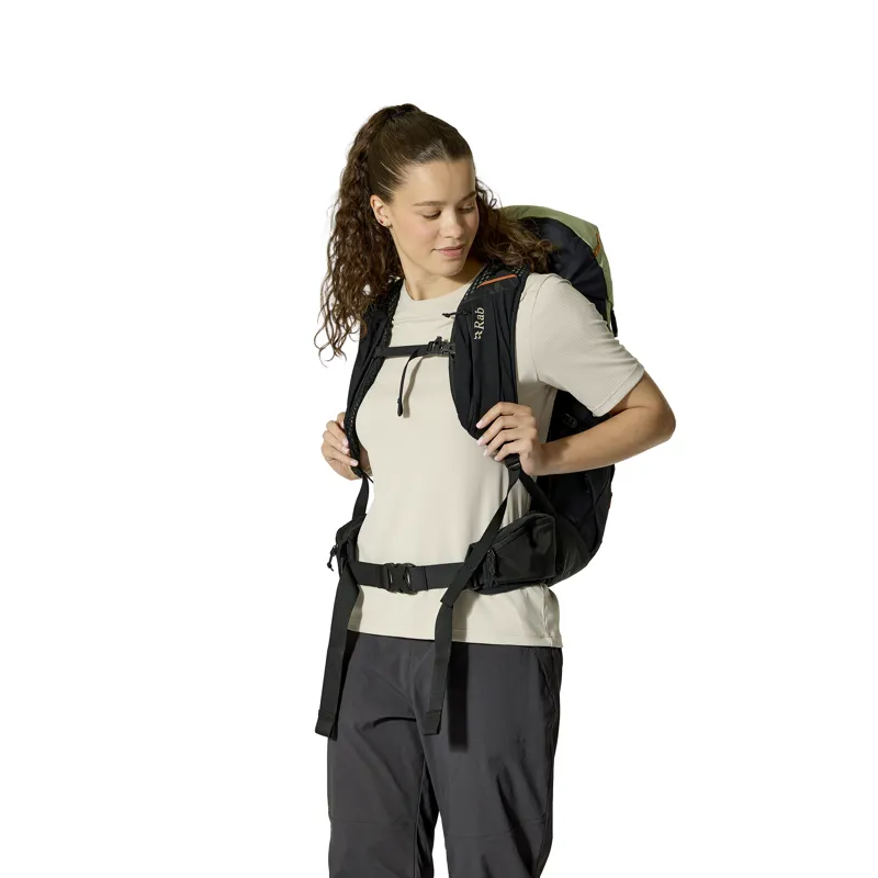 Rab Women's Airox 28ND Fig Green / Black-6