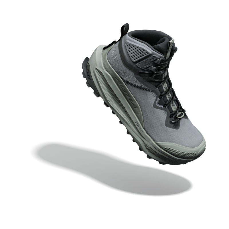 Altra Women's Olympus 7 Mid GTX Hiking Boots Castlerock Black Agave Green-1