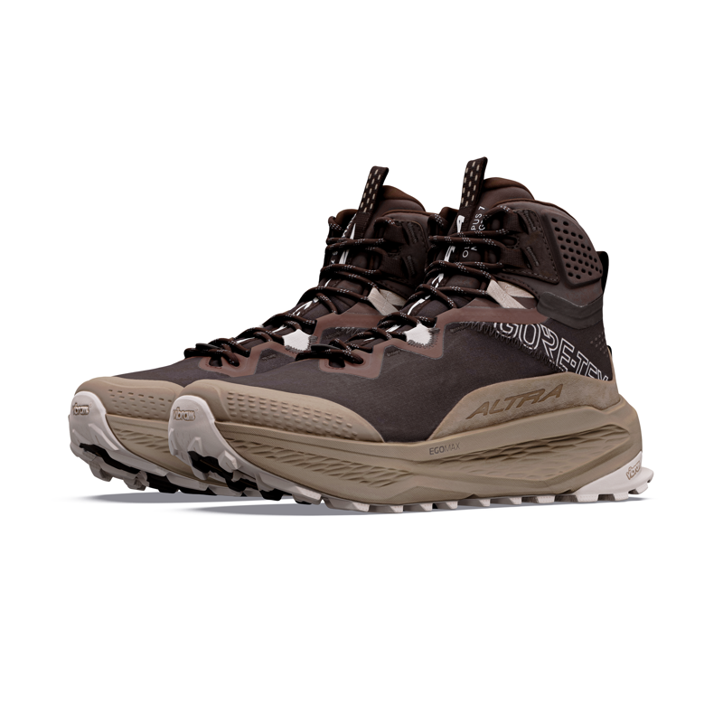 Altra Women's Olympus 7 Mid GTX Hiking Boots Chocolate Pink-2