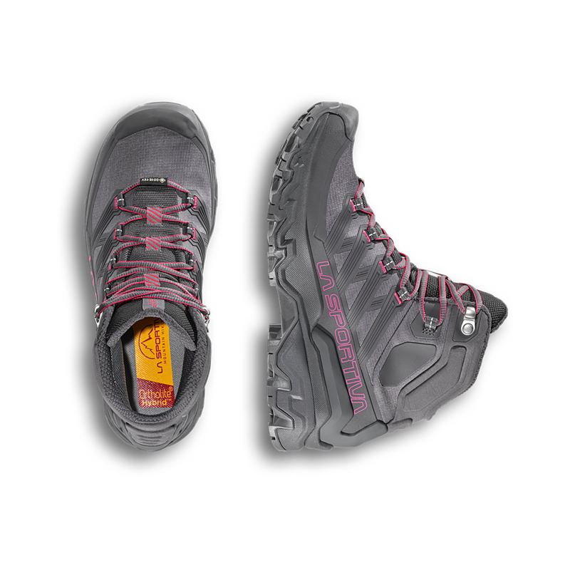La Sportiva Women's Ultra Raptor 3 Mid GTX Hiking Boots Onyx Azalea-4