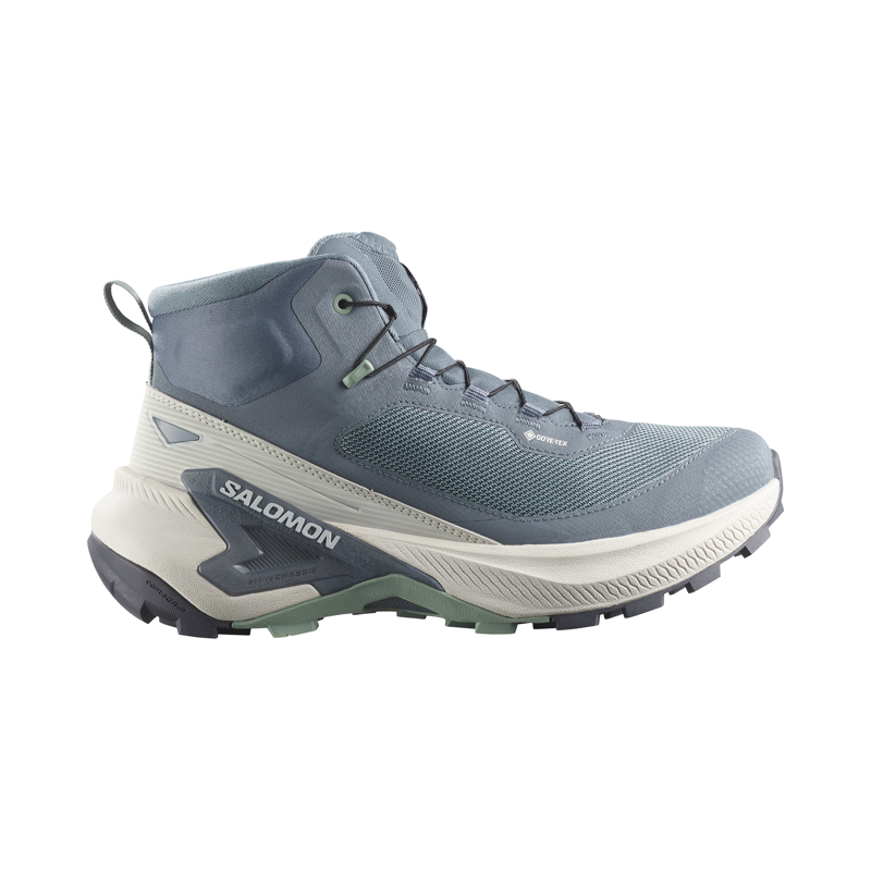Salomon Women's Genesis Mid GTX Hiking Shoes Grisaille Green Milieu