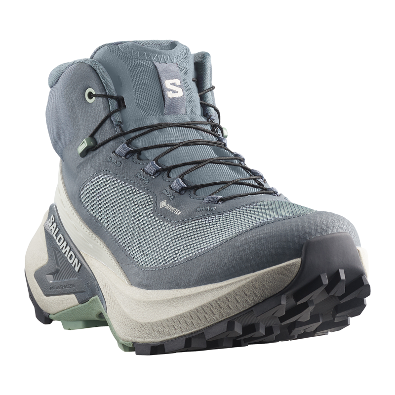 Salomon Women's Genesis Mid GTX Hiking Shoes Grisaille Green Milieu-1