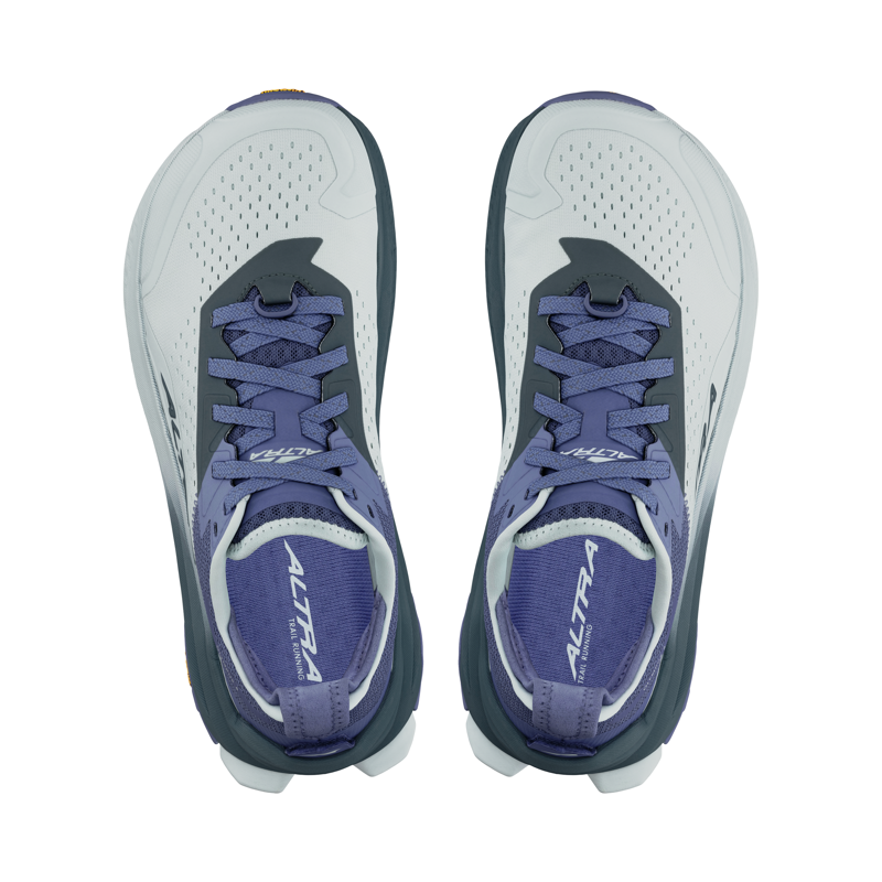 Altra Women's Olympus 6 Trail Running Shoes Grey Blue-8