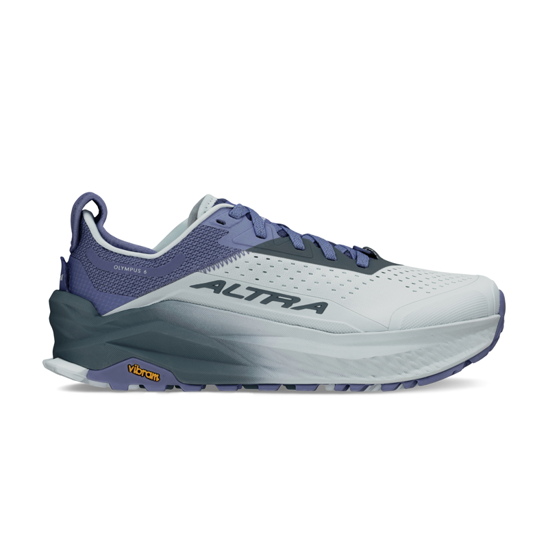 Altra Women's Olympus 6 Trail Running Shoes Grey Blue
