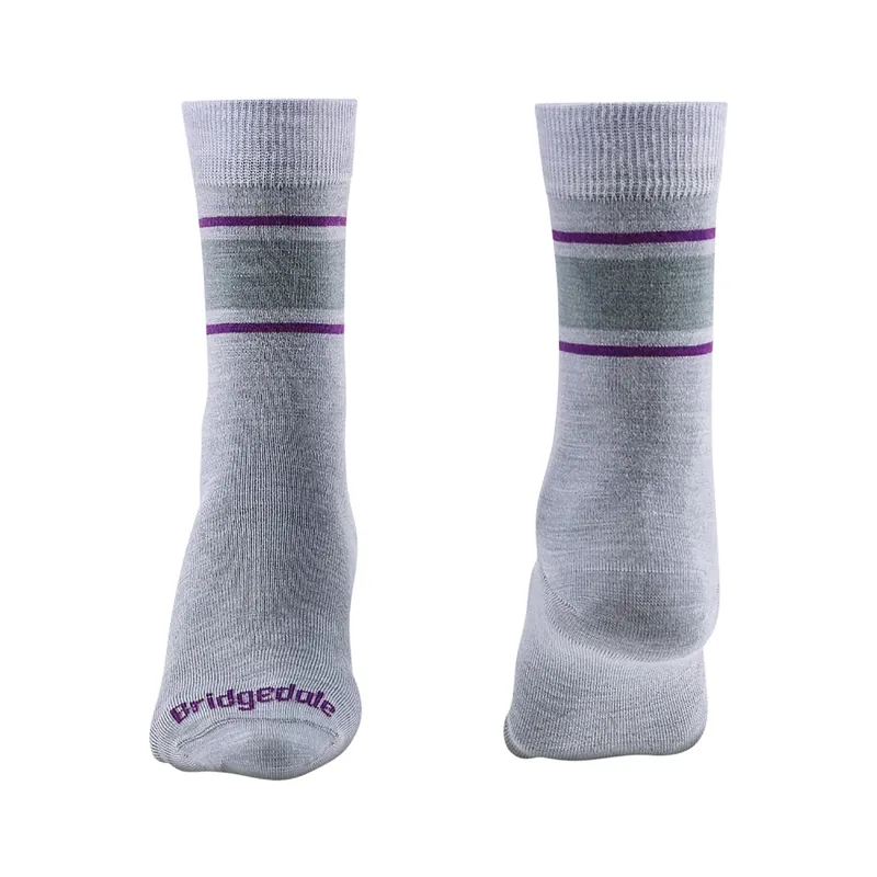 Bridgedale Women's Ultralight Merino Performance Boot Socks Grey-1