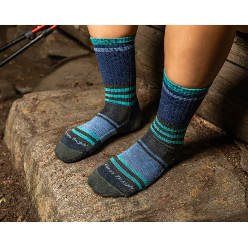 Darn Tough Women's Her Spur Boot Lightweight Hiking Socks Forest-2