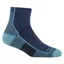 Darn Tough Womens Hiker Quarter Midweight Hiking Socks Blue Jay